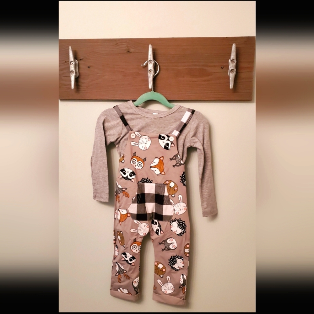 Woodland Animal Overalls